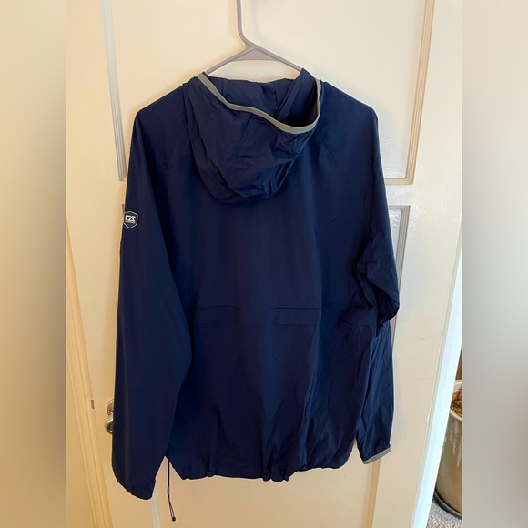 Cutter & Buck Windbreaker w/Hood - Navy (L) - Picture 2 of 2